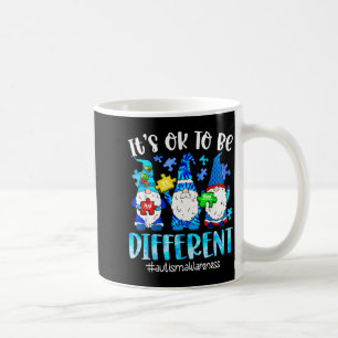 Caneca De Café Gnomos fofos conscientização do autismo para ser d