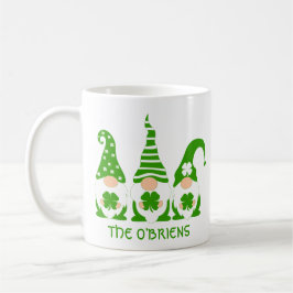 Caneca De Café Gnomos Irlandeses Personalizados