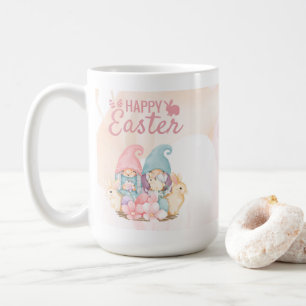 Caneca De Café Gnomos Páscoas alegres