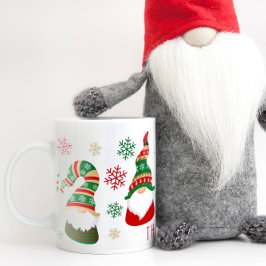 Caneca De Café Gnomos personalizados no Natal