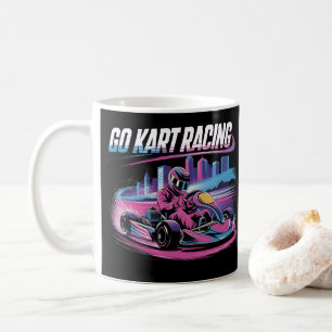 Caneca De Café Go Kart Racing