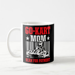 Caneca De Café Go Kart Racing Mãe Pagamento Karting Go Cart Racer