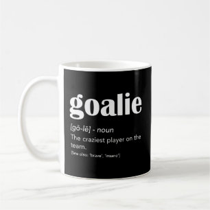 Caneca De Café Goalie Gear Goalkeeper Definição de Futebol Hockey