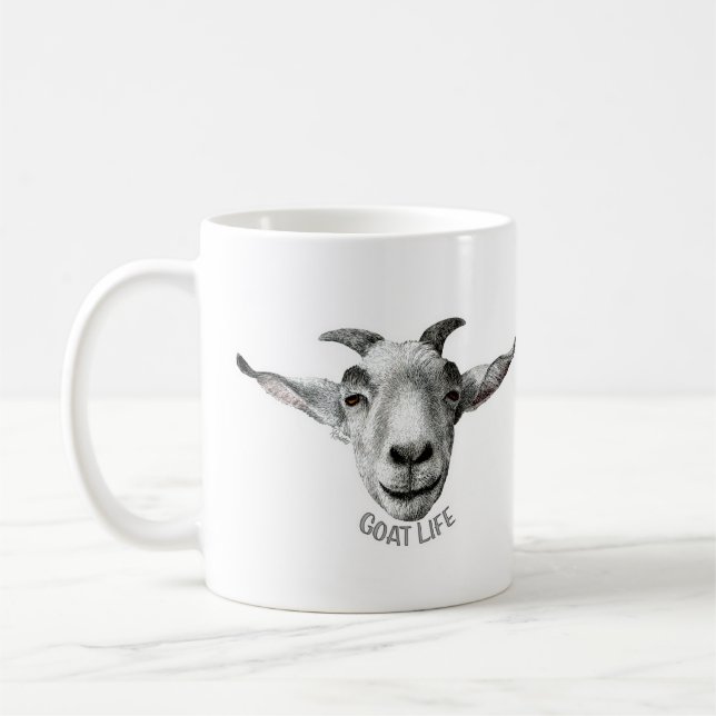 Caneca De Café Goat Life (Esquerda)