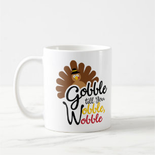 Caneca De Café Gobble Til You Wobble Baby Outfit Thankiness