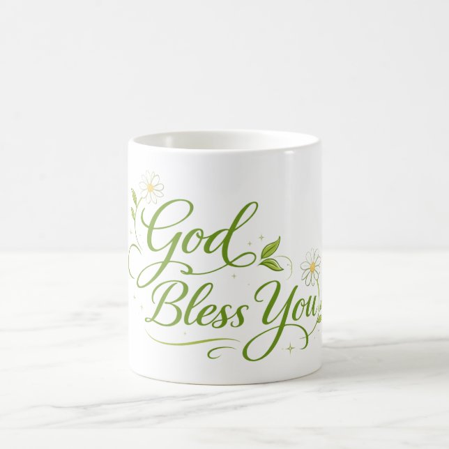 Caneca De Café God Bless You (Centro)