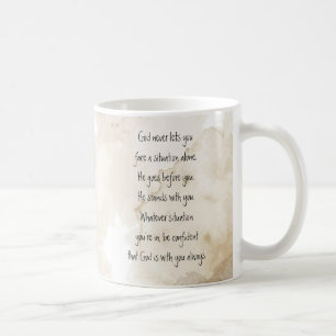 Caneca De Café God With You Always Never Alone Inspirational 