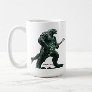Caneca De Café Godzilla Guitar