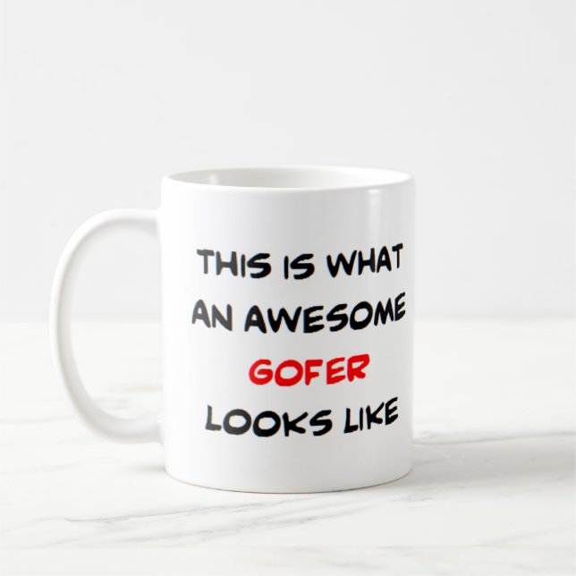 Caneca De Café gofer, incrível (Esquerda)