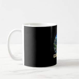 Caneca De Café Gogh caminhando divertido caminhante noite estrela