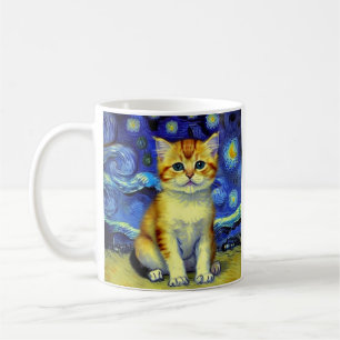 Caneca De Café Góh Góh Frio Cote Starry Night Van Gogh