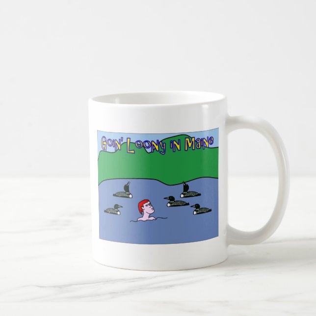 Caneca De Café going_loon_maine_ver (Direita)