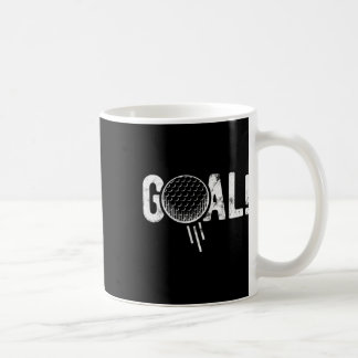 Caneca De Café Gol de Futebol Engraçado Golfe Quatro Piada