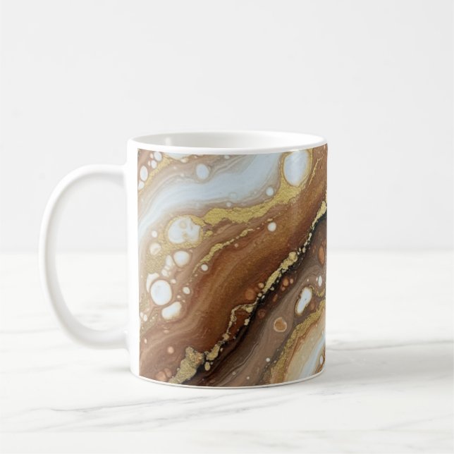 Caneca De Café Gold Flow (Esquerda)