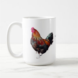 Caneca De Café Golden Cockerel Rooster mug
