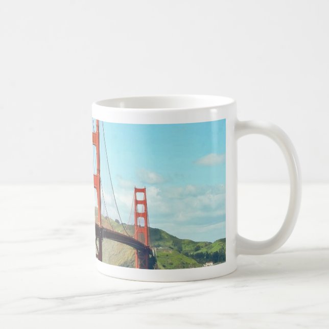 Caneca De Café Golden gate bridge em San Francisco (Direita)