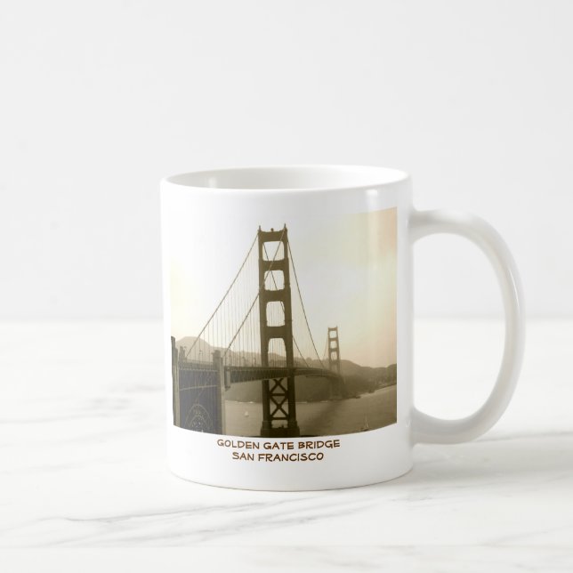 Caneca De Café Golden gate bridge San Francisco (Direita)