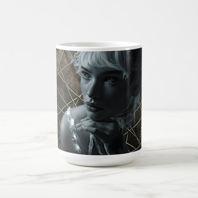 Caneca De Café Golden Grid Muse (Centro)