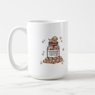 Caneca De Café Golden Retriever Antidepressivo | Terapia de Cacho