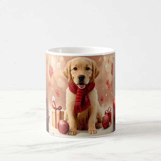 Caneca De Café Golden Retriever Christmas Mug (Centro)