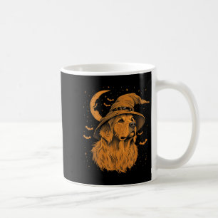 Caneca De Café Golden Retriever Halloween Cachorro Engraçado Mãe