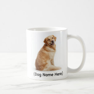 Caneca De Café Golden Retriever Personalizado “Eu Sou o Dono”
