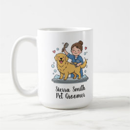 Caneca De Café Golden Retriever Pet Grooming Professional Coffee