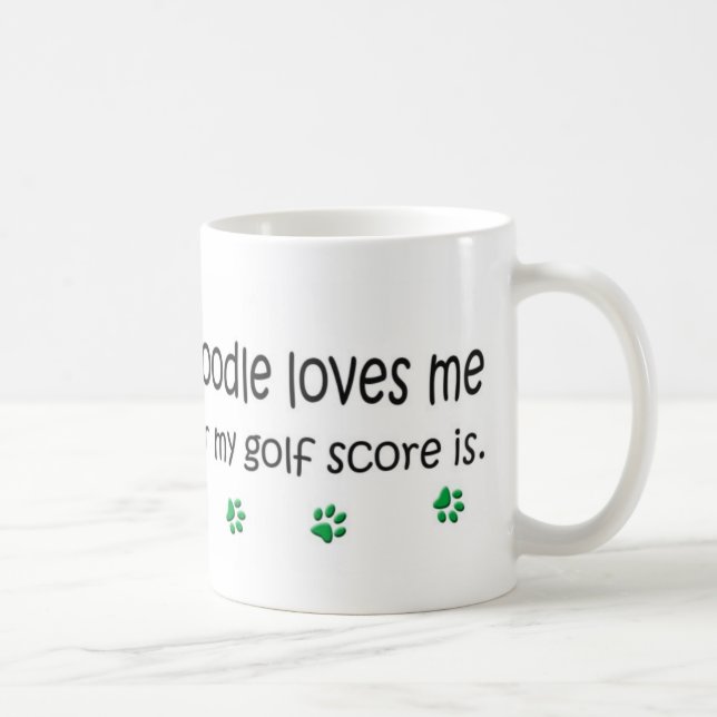 Caneca De Café Goldendoodle (Direita)