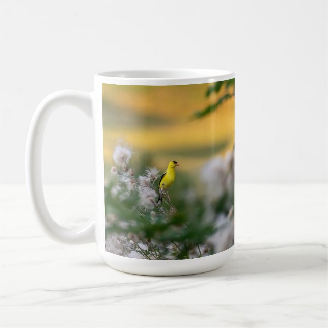 Caneca De Café Goldfinch E Este Outono (Esquerda)