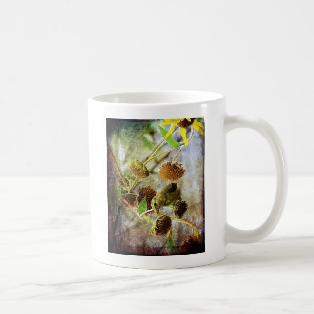 Caneca De Café Goldfinch e Girassóis (Direita)