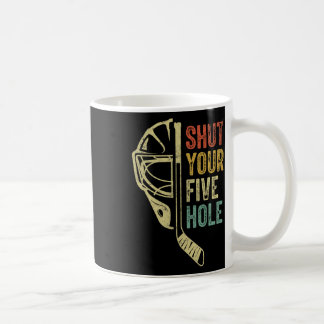 Caneca De Café Goleiro de Hóquei no Gelo Engraçado Fecha o Seu Ci