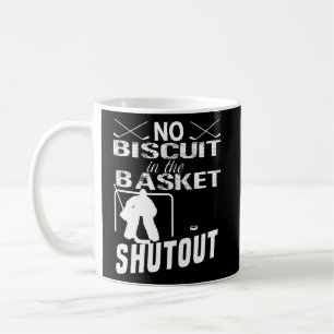Caneca De Café Goleiro De Hóquei No Gelo Sem Biscoito No Shutout