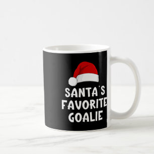 Caneca De Café Goleiro Goleiro Favorito do Papai Noel do Natal