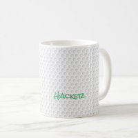 Golf Ball Dimples NOME Golfe Hacker