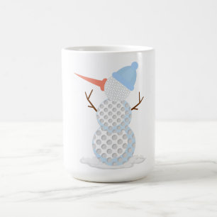Caneca De Café Golf ball Snowman