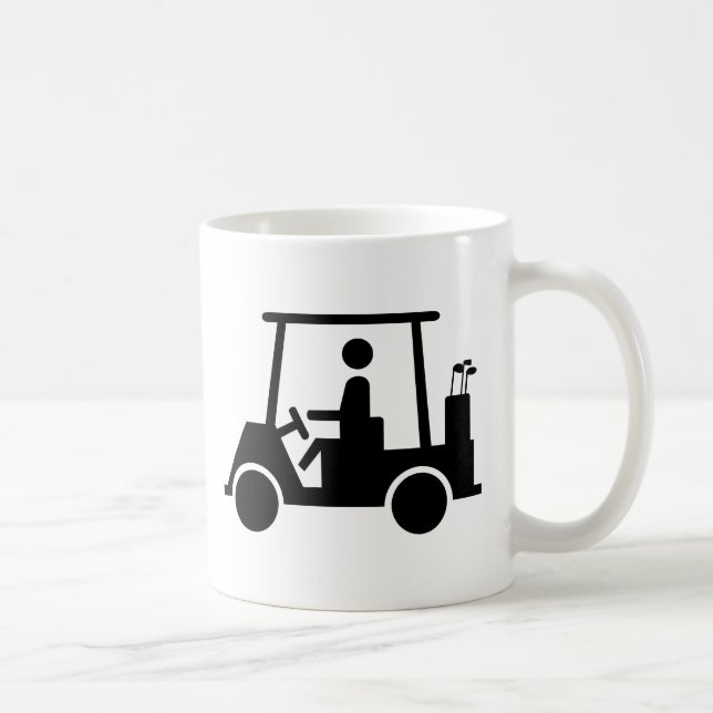 Caneca De Café Golf Buggy (Direita)