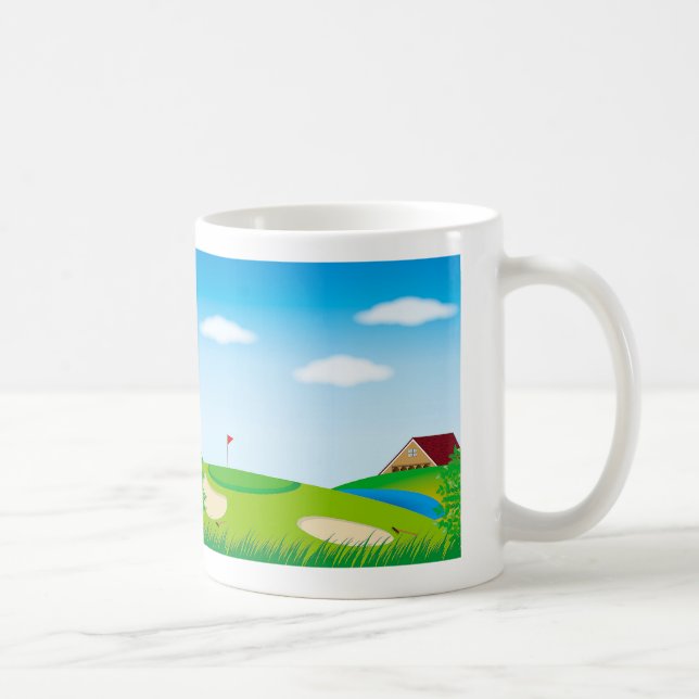Caneca De Café Golf course (Direita)