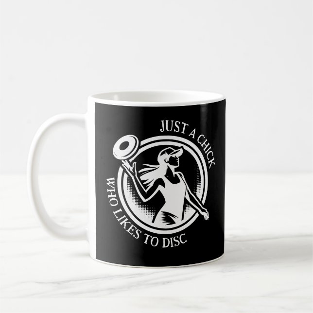 Caneca De Café Golf de Disco feminino Personalizado (Esquerda)