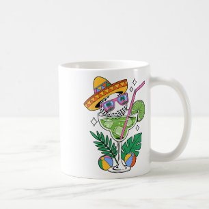 Caneca De Café Golf Margarita Sombrero Tropical Cinco De Mães