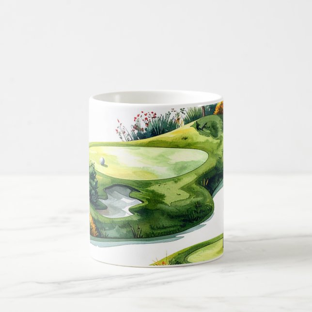 Caneca De Café Golf Putting Green (Centro)