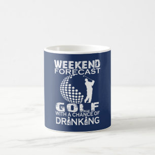 CANECA DE CAFÉ GOLFE DA PREVISÃO DO FIM DE SEMANA