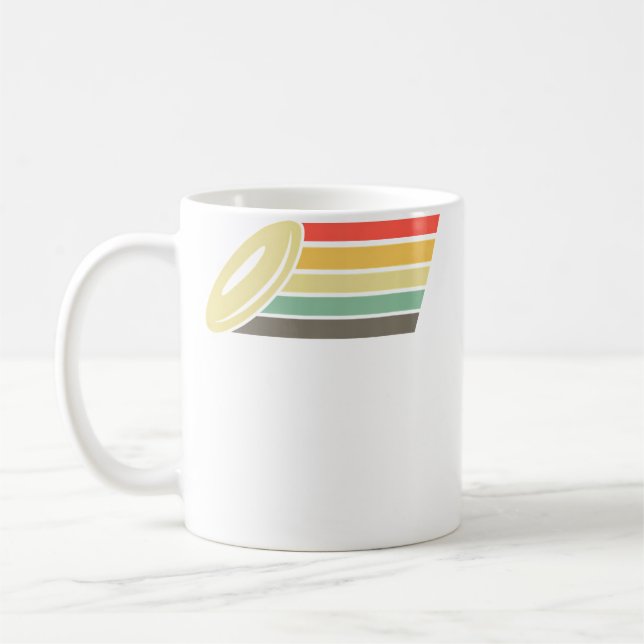 Caneca De Café Golfe de Disco Retro Frolf - Golfe de Frisbee Vint (Esquerda)