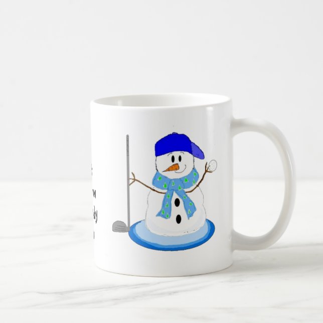 Caneca De Café Golfe de Qualquer Estação Está Ligado (Direita)