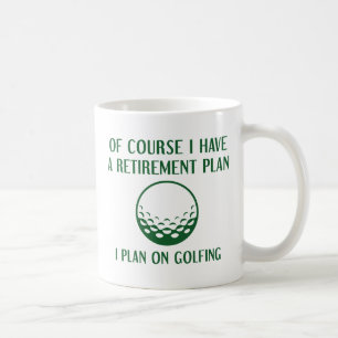 Caneca De Café Golfe do Plano de Reforma