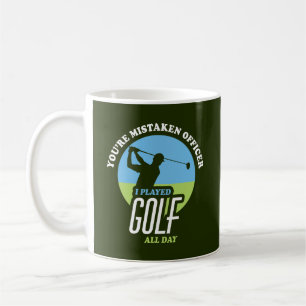 Caneca De Café Golfe Engraçado Dizendo Golfistas