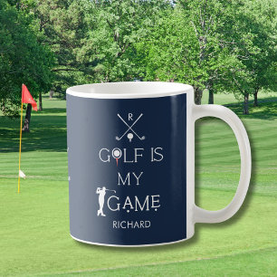 Caneca De Café Golfe Moderno Personalizado é o Meu Jogo