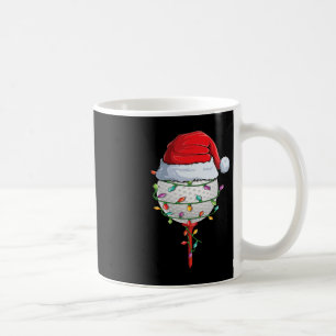 Caneca De Café Golfe Natal Pajama Divertido Feriado Golf Ball San
