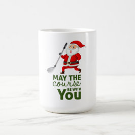 Caneca De Café Golfe, que o curso esteja com você no Natal