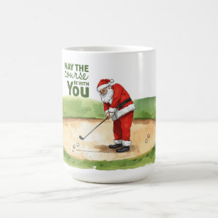 Caneca De Café Golfe, que o curso esteja com você no Natal Cof