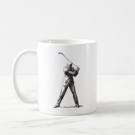 Caneca De Café Golfer Mug